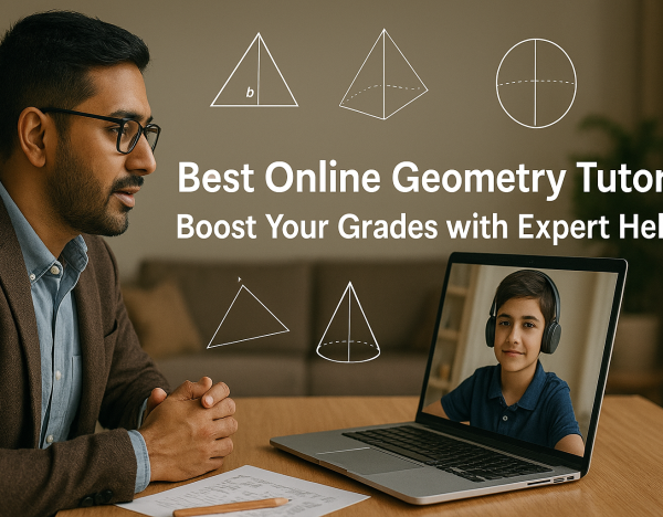 online geometry tutor blog banner
