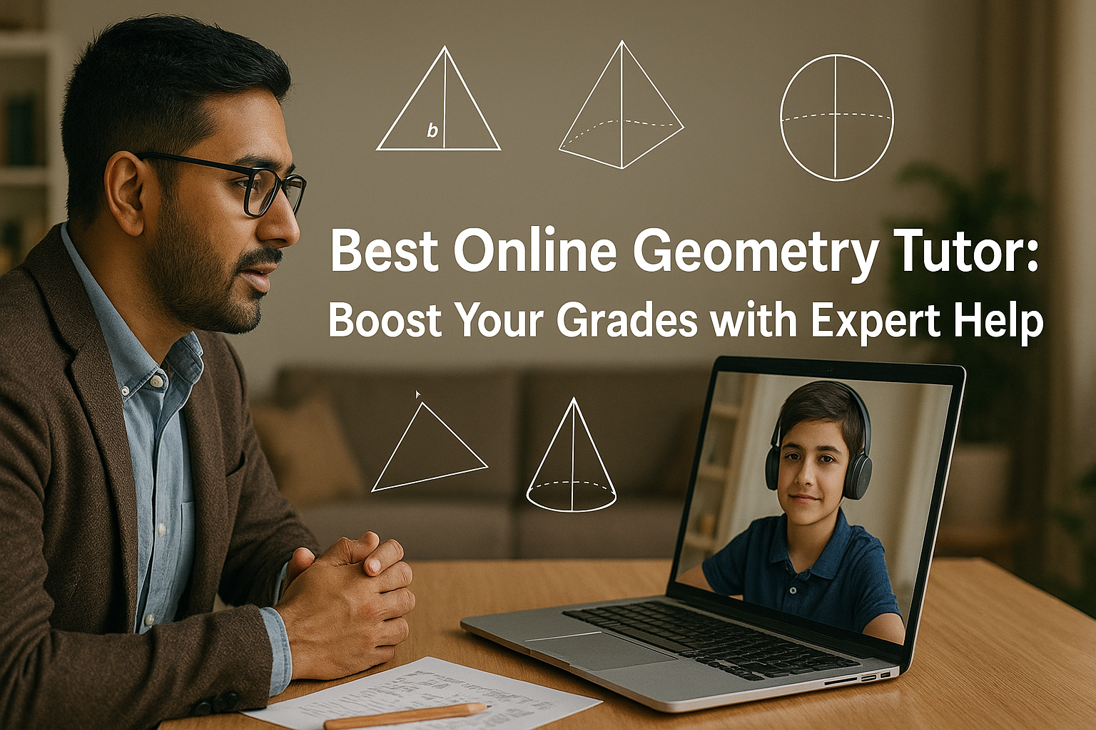 online geometry tutor blog banner