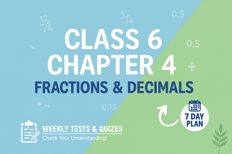 Class 6 Math chapter 4 blog banner